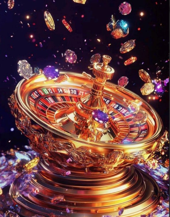 A variety of slot online games with bright colorful symbols